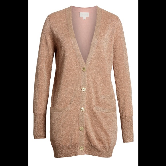 J.Crew Collection pretty rose double knit lurex cardigan - Picture 9 of 16